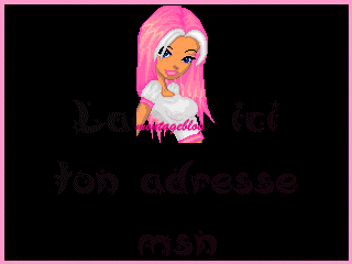 laisse ton adresse??